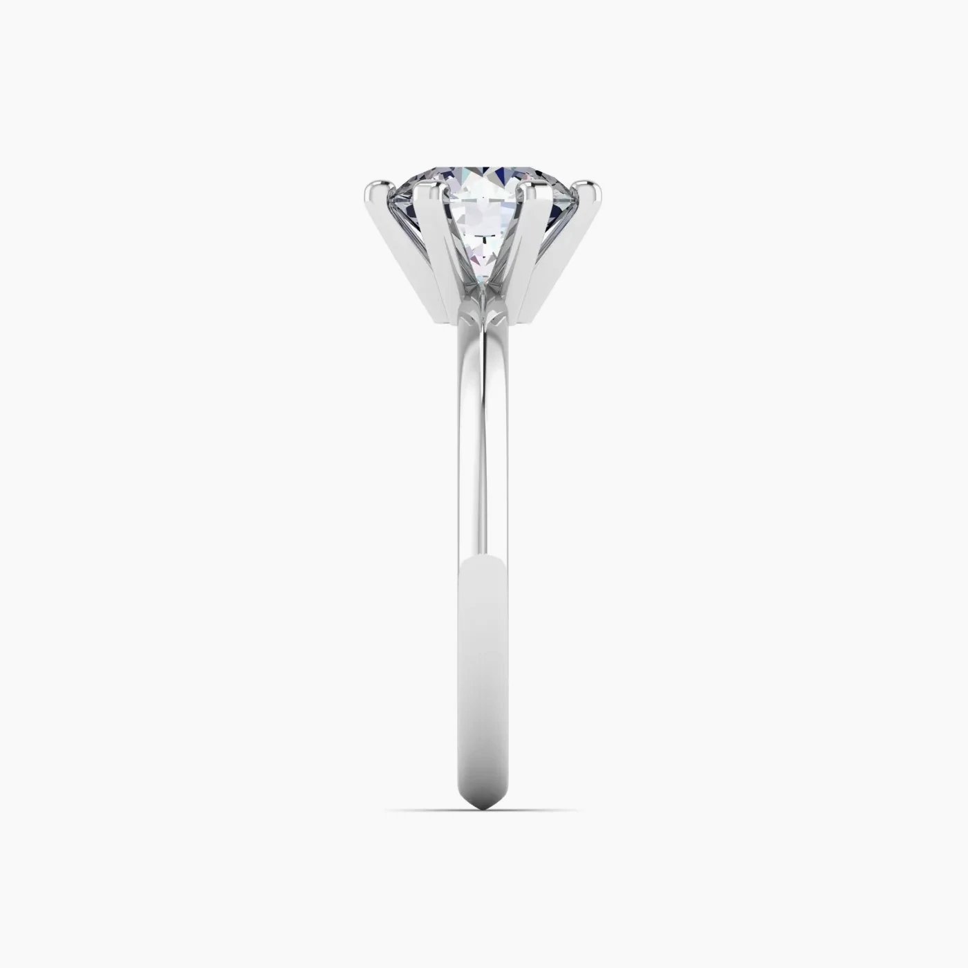 Sirius Anello di Fidanzamento Solitario Brillante a 6 griffe con Diamante 6