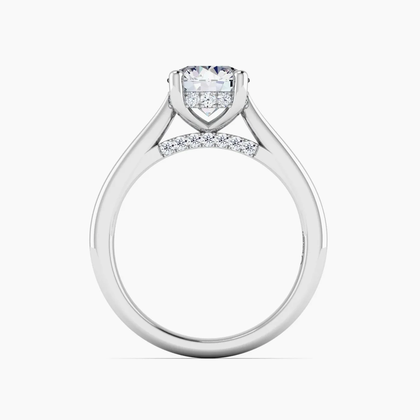 Leo Anello di fidanzamento Hidden Halo Straordinario con Diamanti Lab Grown 6