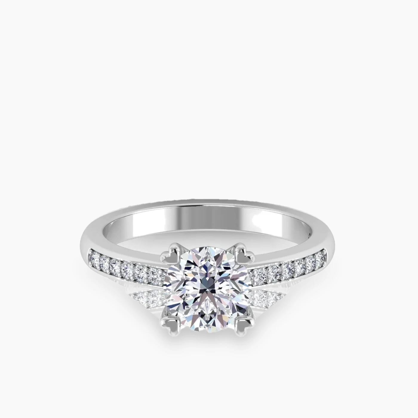 Apus Anello di Fidanzamento Pavé Emozione con Diamanti Lab Grown 6