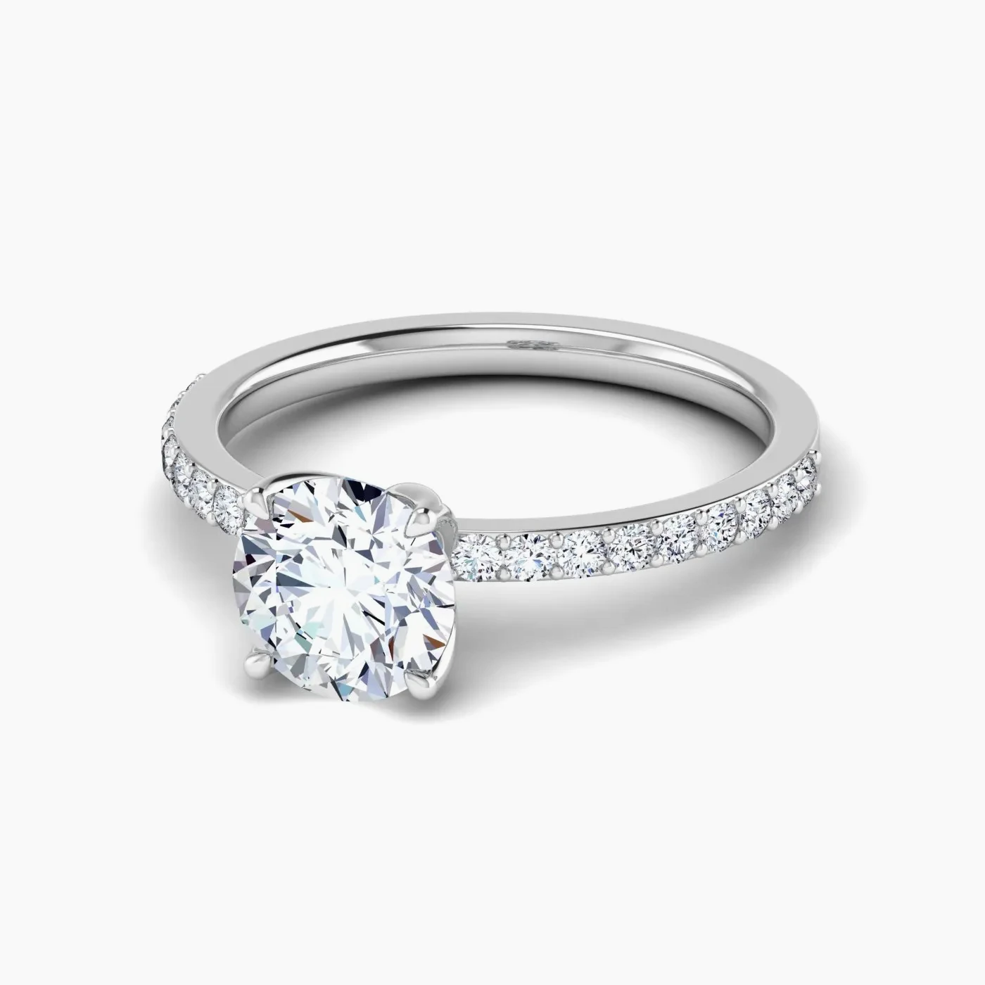 Cassiopea Anello di Fidanzamento Hidden Halo con Diamanti Lab Grown 2