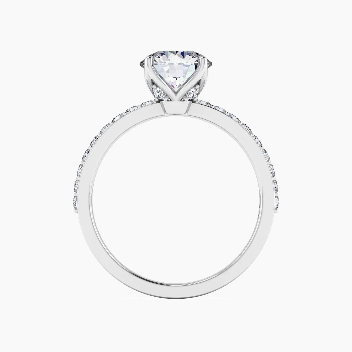 Cassiopea Anello di Fidanzamento Hidden Halo con Diamanti Lab Grown 6