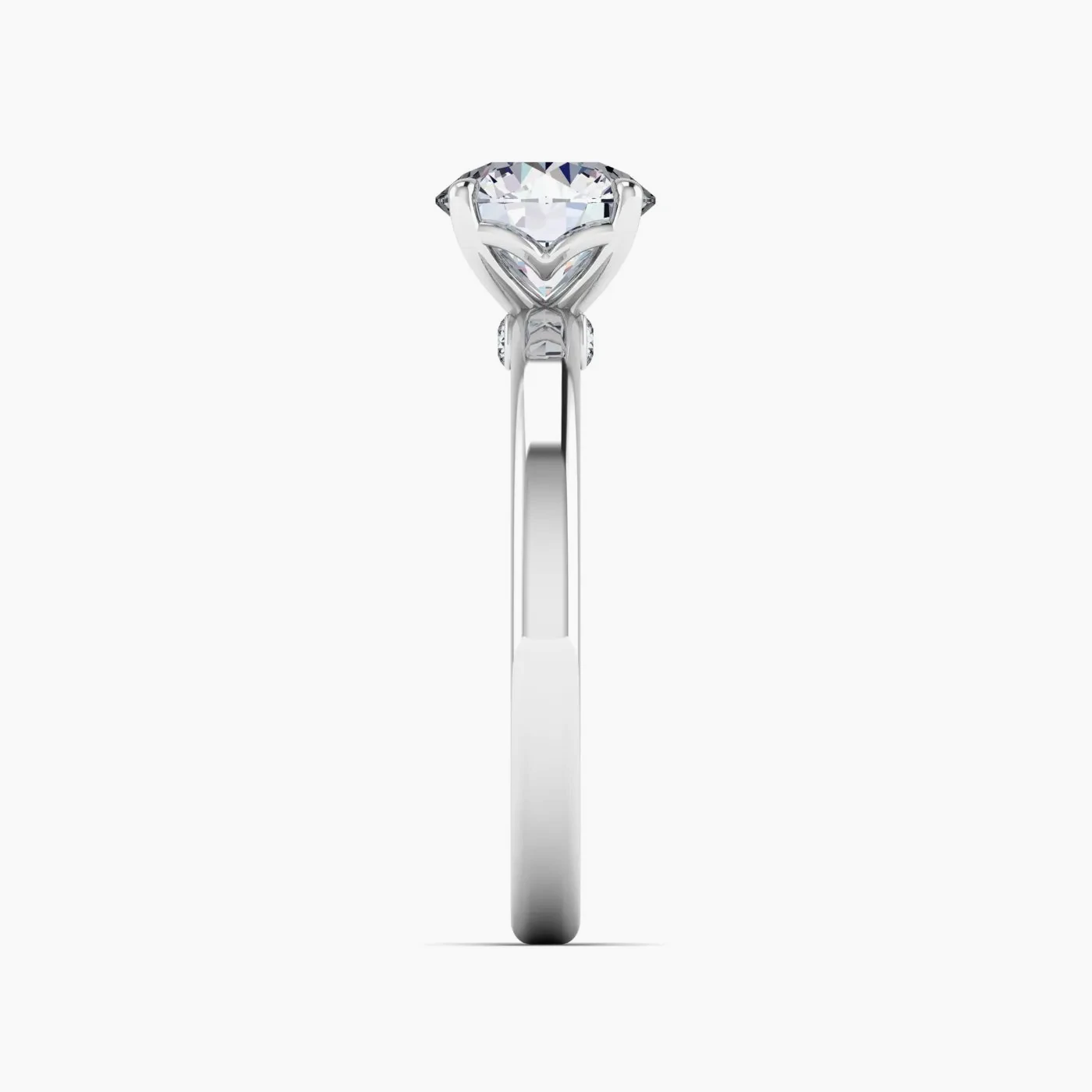 Sagitta Anello di Fidanzamento Hidden Halo con Diamanti Naturali 7