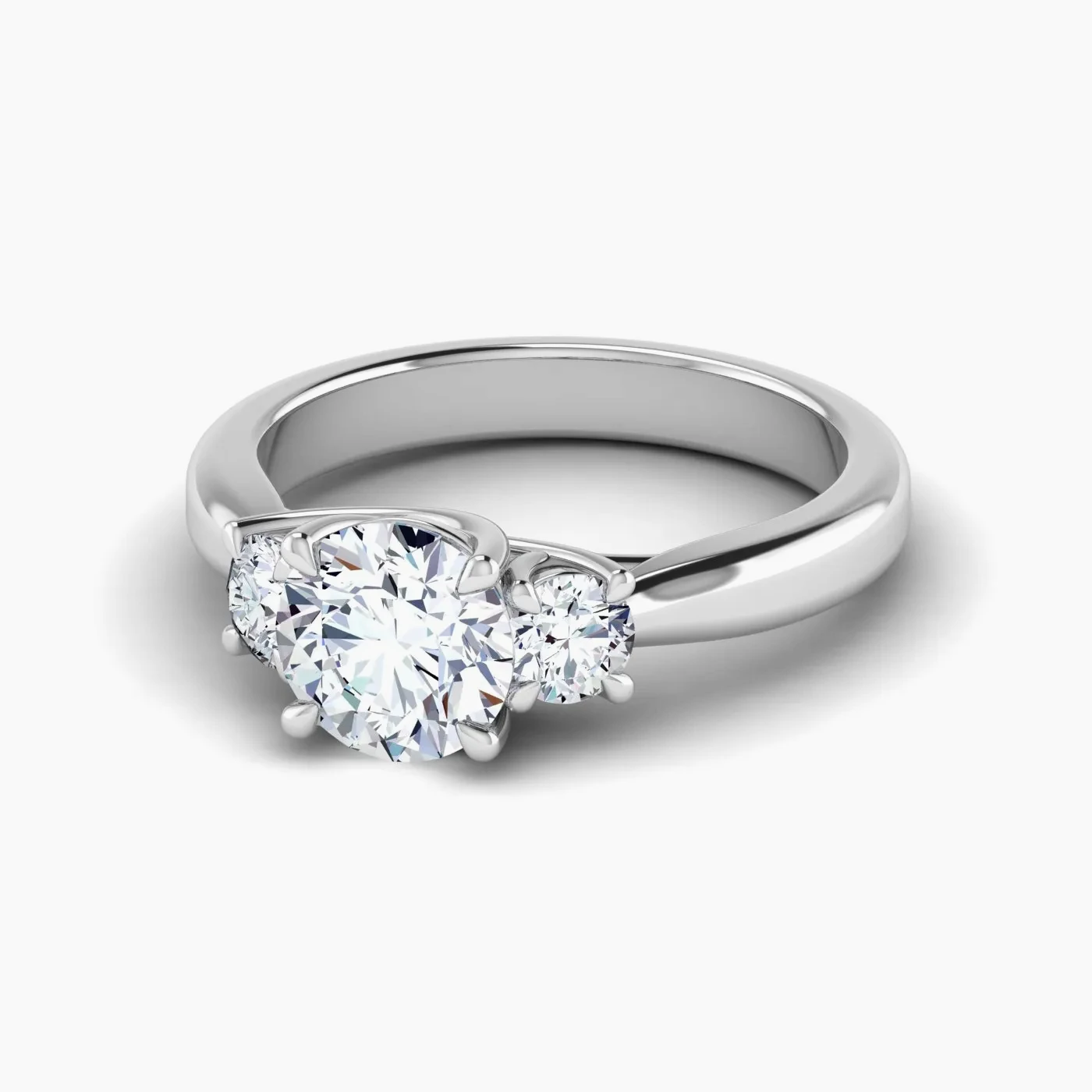 Harmonia Anello di Fidanzamento Trilogy Simbolico con Diamanti Naturali 2