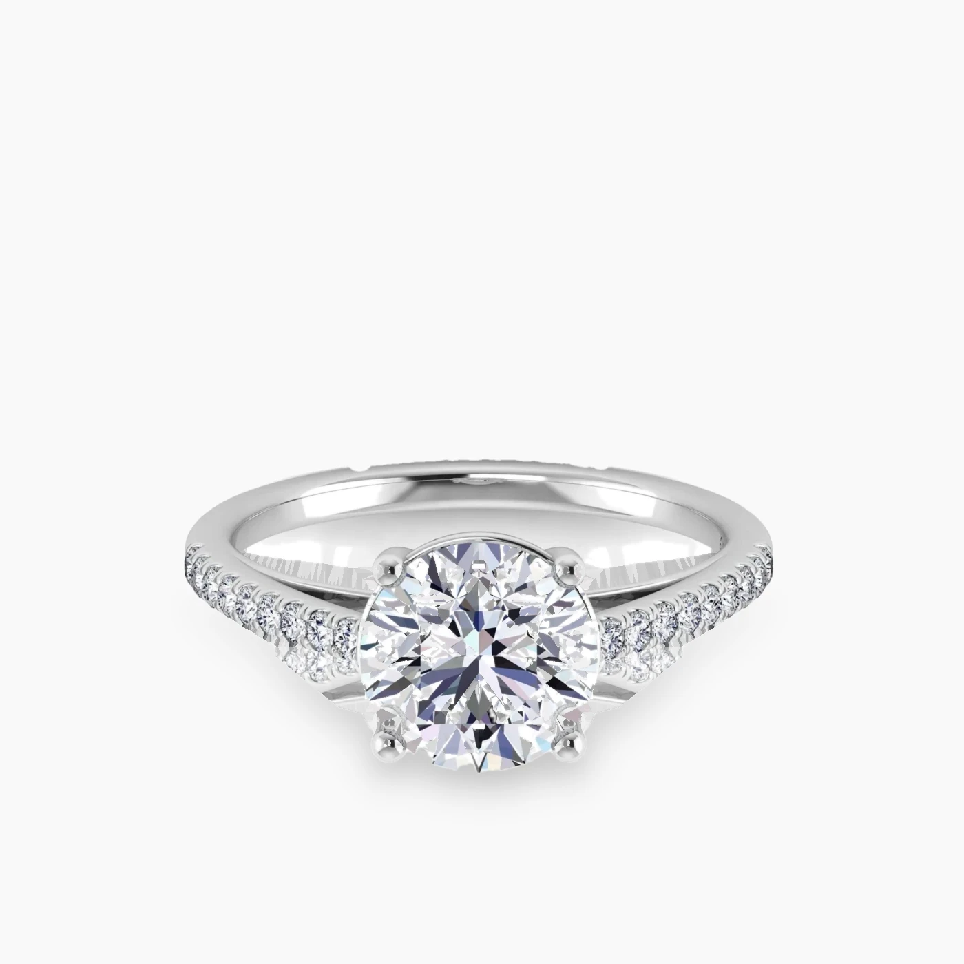 Pegasus Halo With 2.13 ct Round Certified Lab Grown Diamond 5