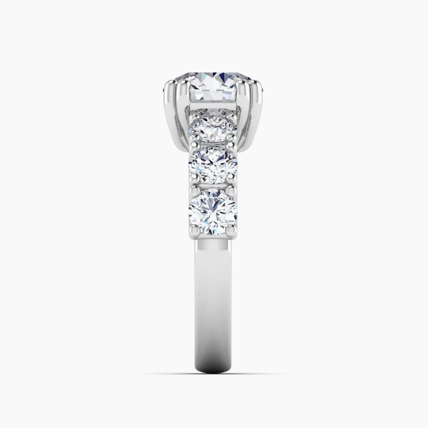 Diana Veretta with 1,77 ct Round Certified Lab Grown Diamond 6
