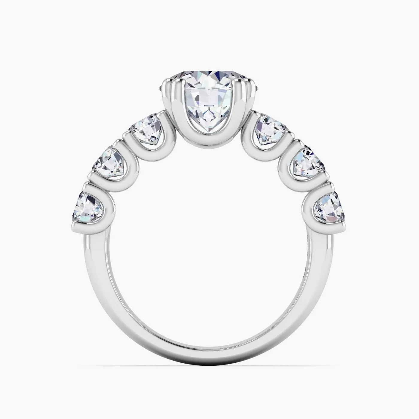 Diana Veretta with 1,77 ct Round Certified Lab Grown Diamond 5