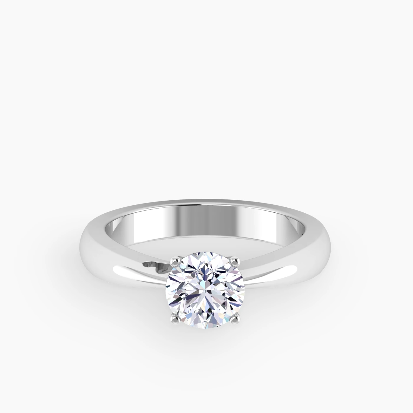 Polaris Solitaire with 1,05 ct Round Certified Lab Grown Diamond 6