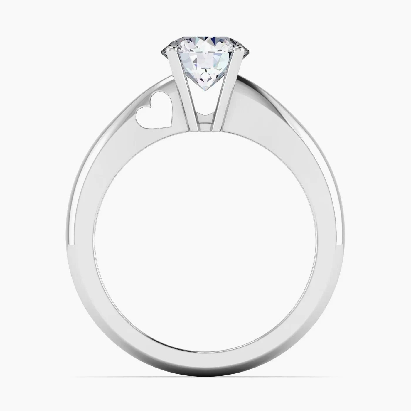 Polaris Solitaire with 1,05 ct Round Certified Lab Grown Diamond 7