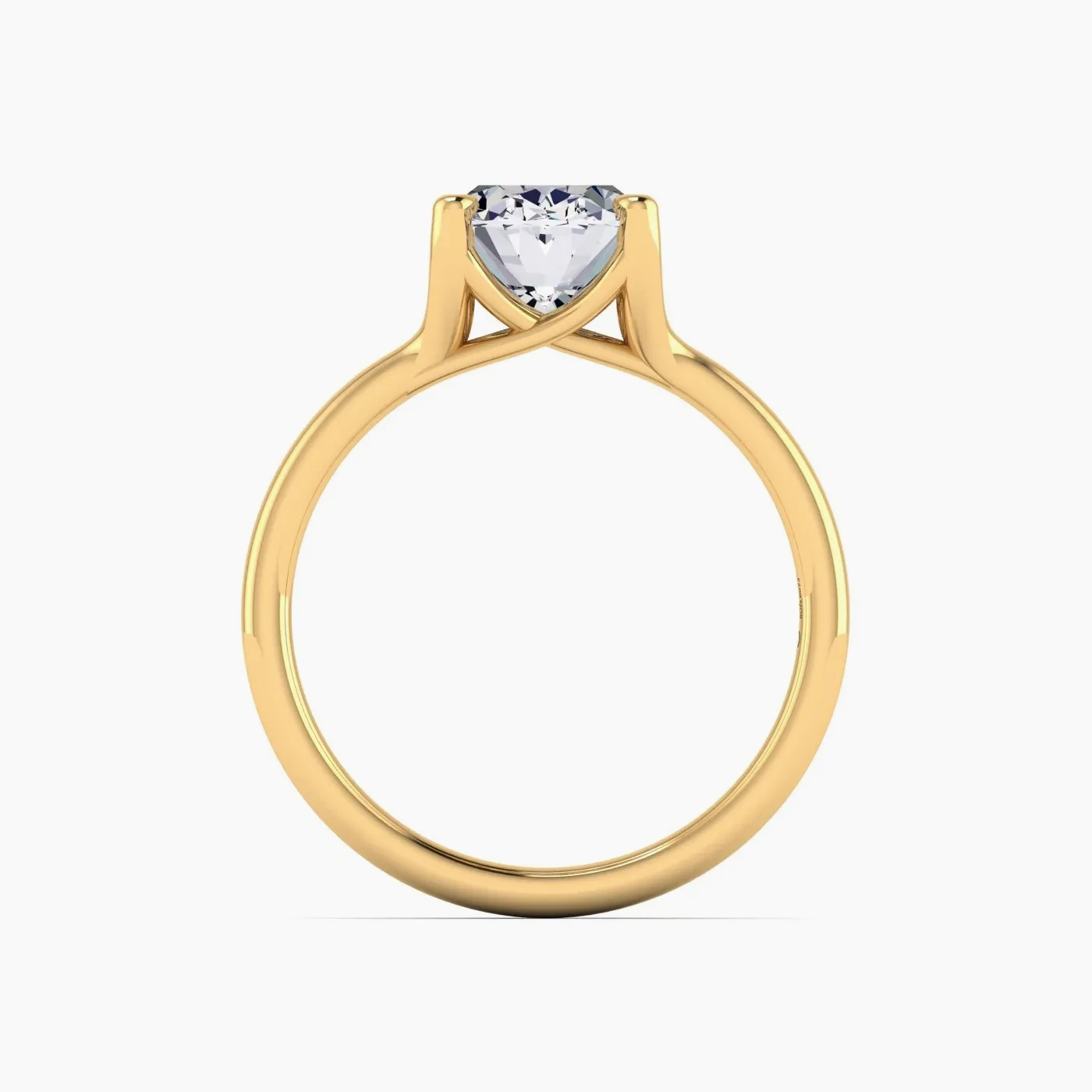 Spica Solitaire With 2.15 ct Oval Certified Lab Grown Diamond 5