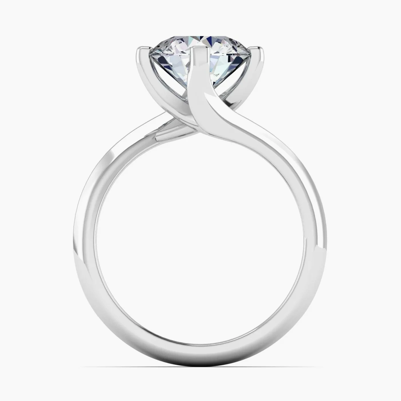Sole Solitaire with 2.21 ct Round Certified Lab Grown Diamond 5