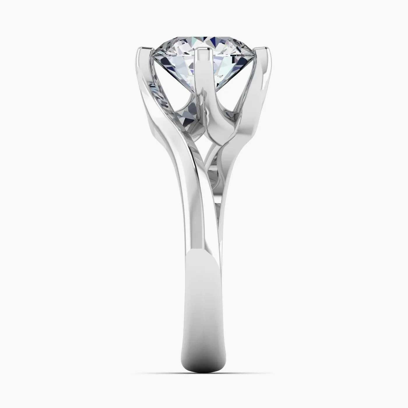 Sole Solitaire with 2.21 ct Round Certified Lab Grown Diamond 6