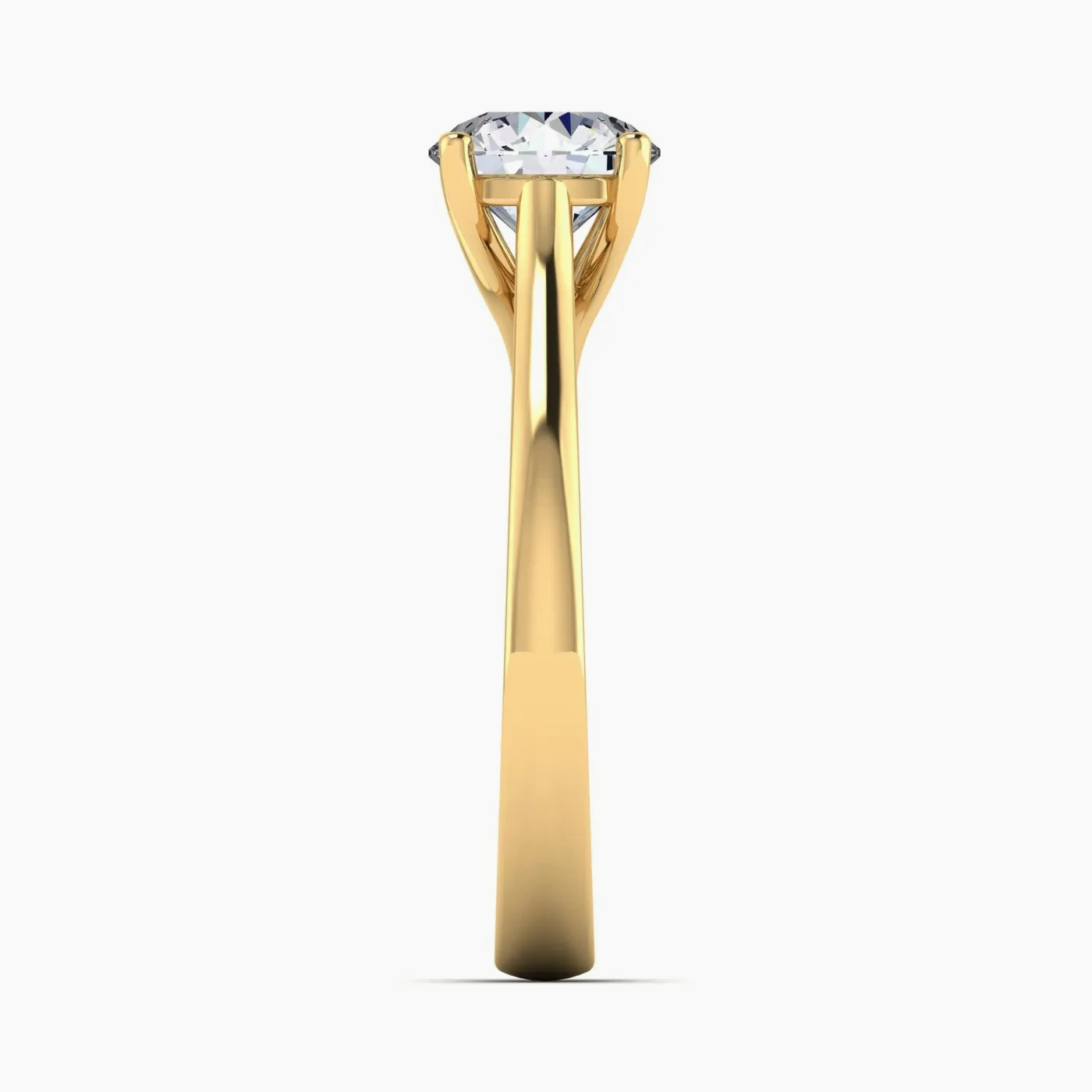 Rigel Solitaire with 1.00 Ct Round Certified Lab Grown Diamond 7