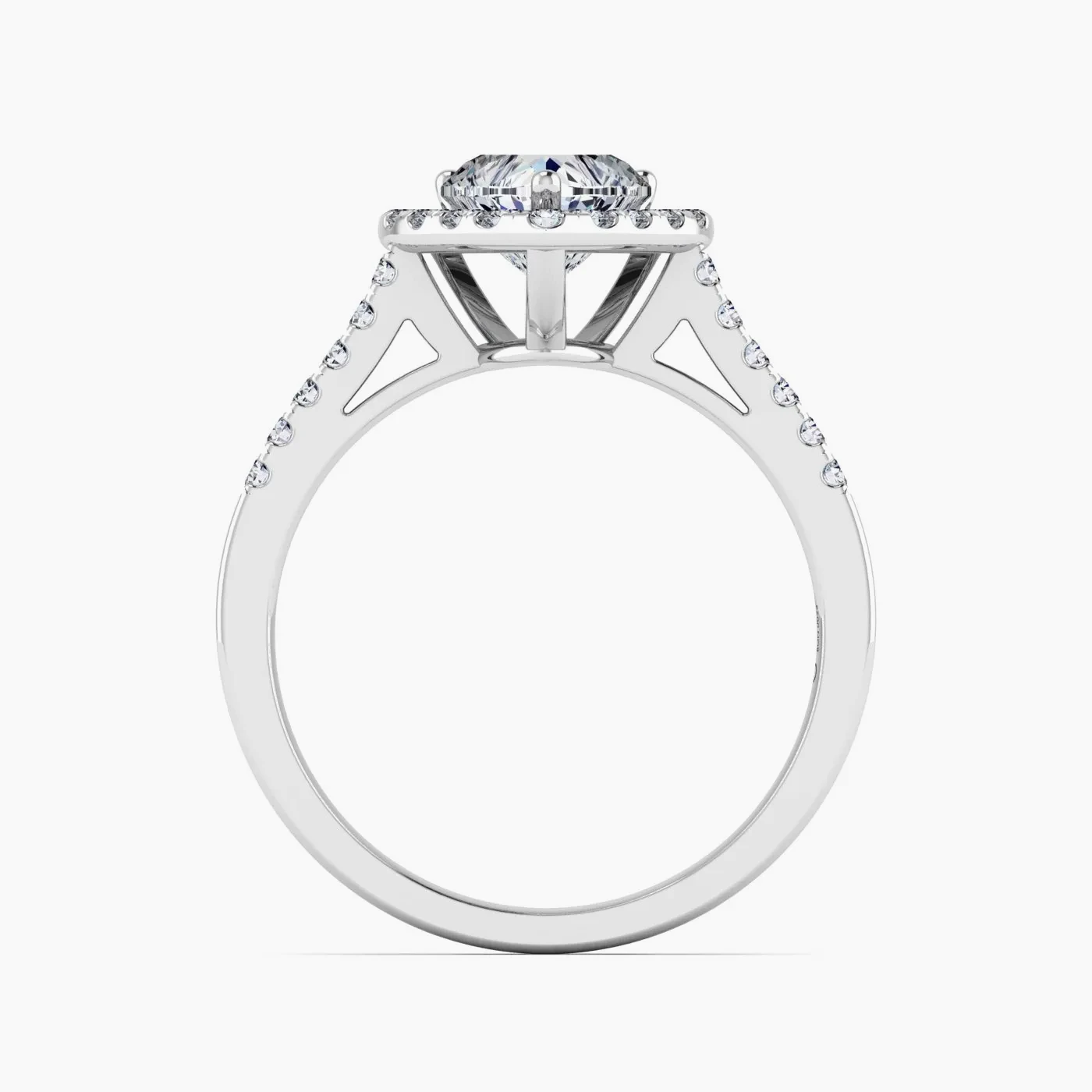 Hoag’s Halo With 1.01 ct heart Certified Lab Grown Diamond 5