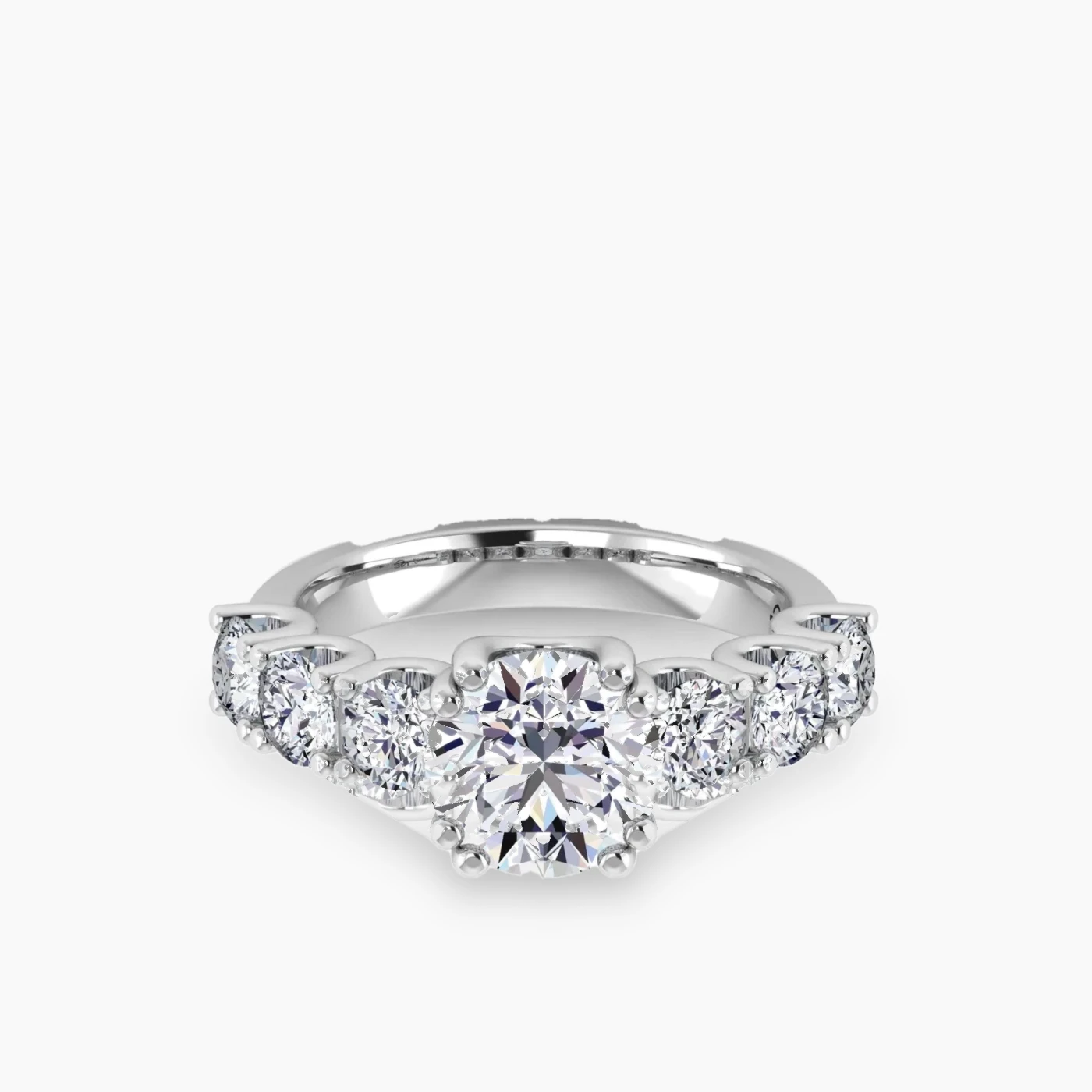 Diana Veretta with 1,77 ct Round Certified Lab Grown Diamond 4