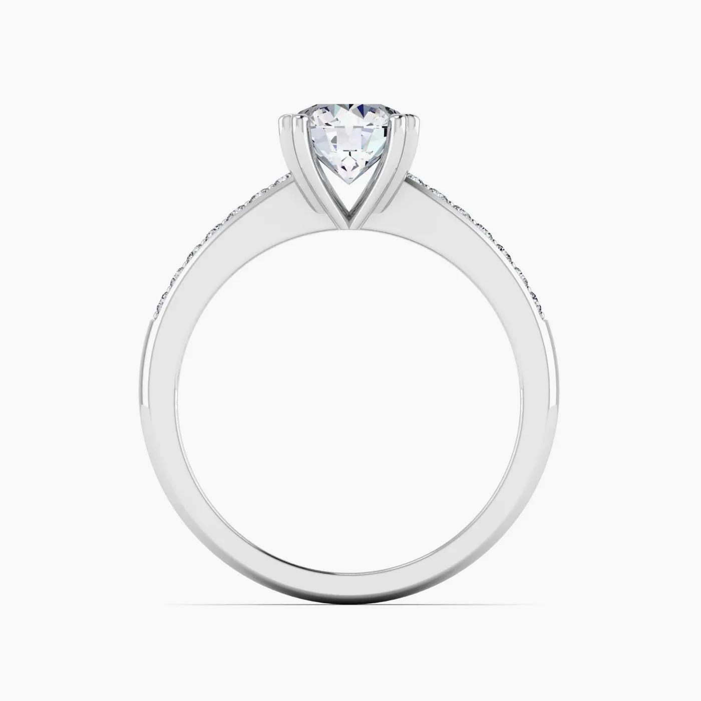 Apus Halo With 1.03 Ct Round Certified Lab Grown Diamond 7