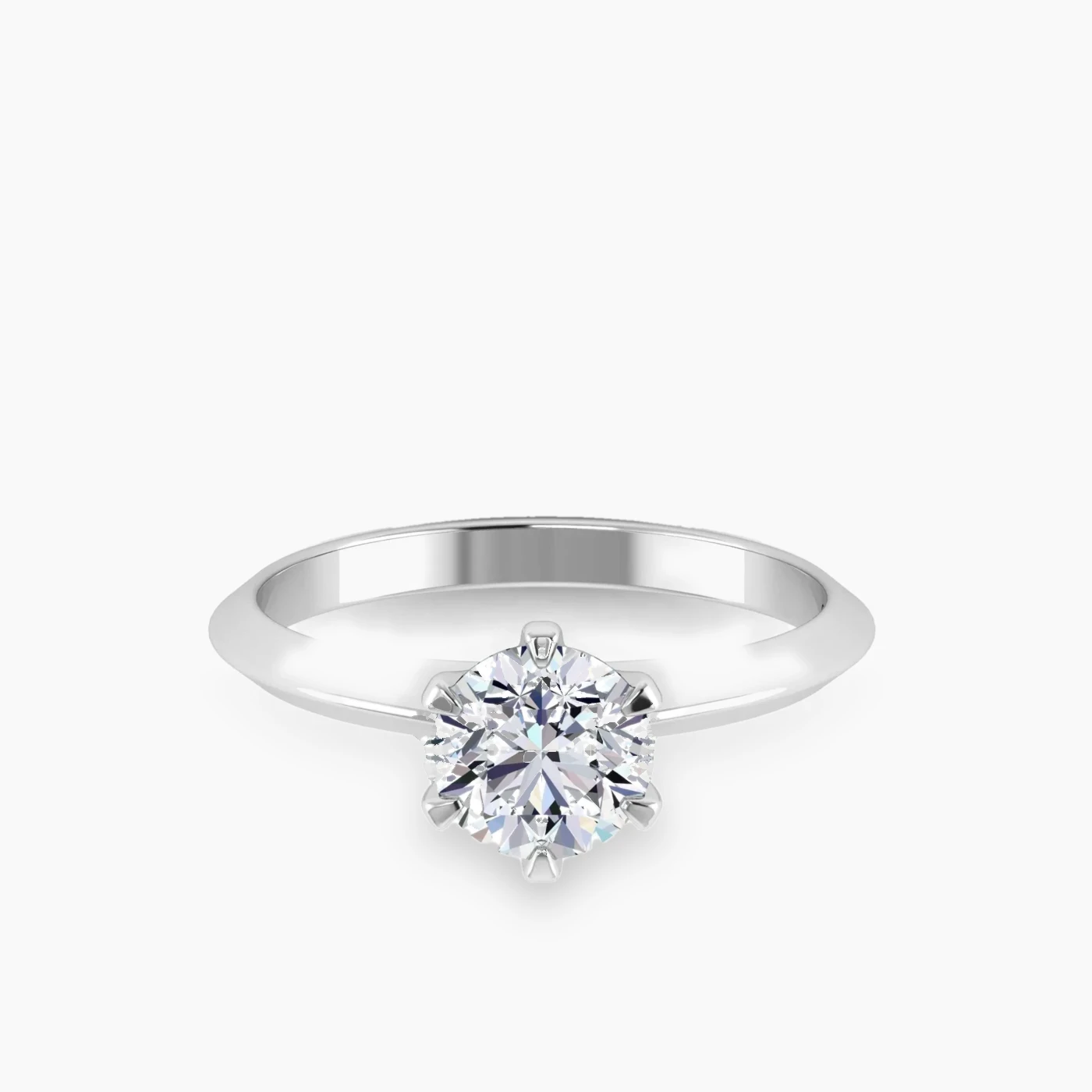 Sirah Solitaire with 1.06 Ct Round Certified Lab Grown Diamond 4