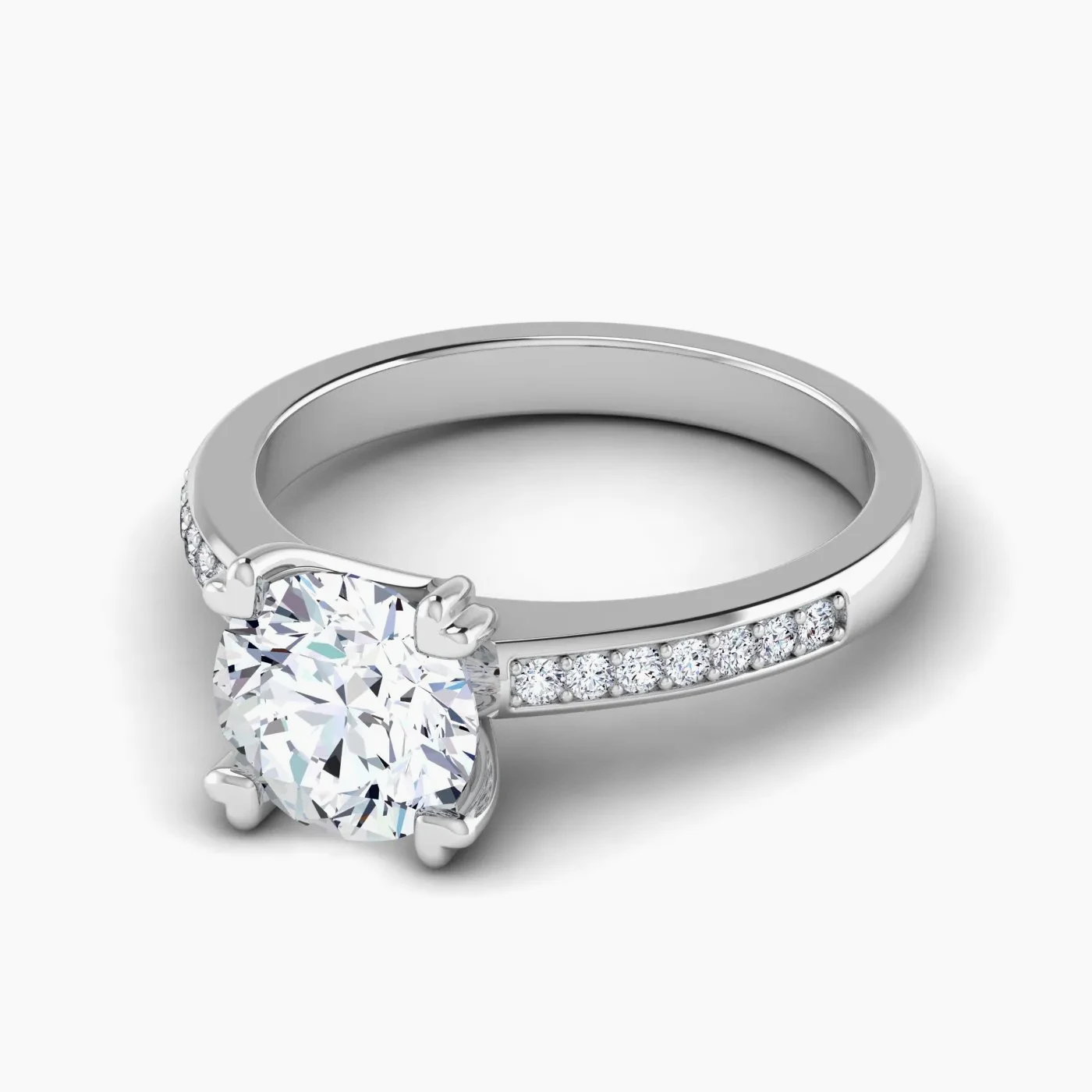 Apus Halo With 1.56 Ct Round Certified Lab Grown Diamond 2