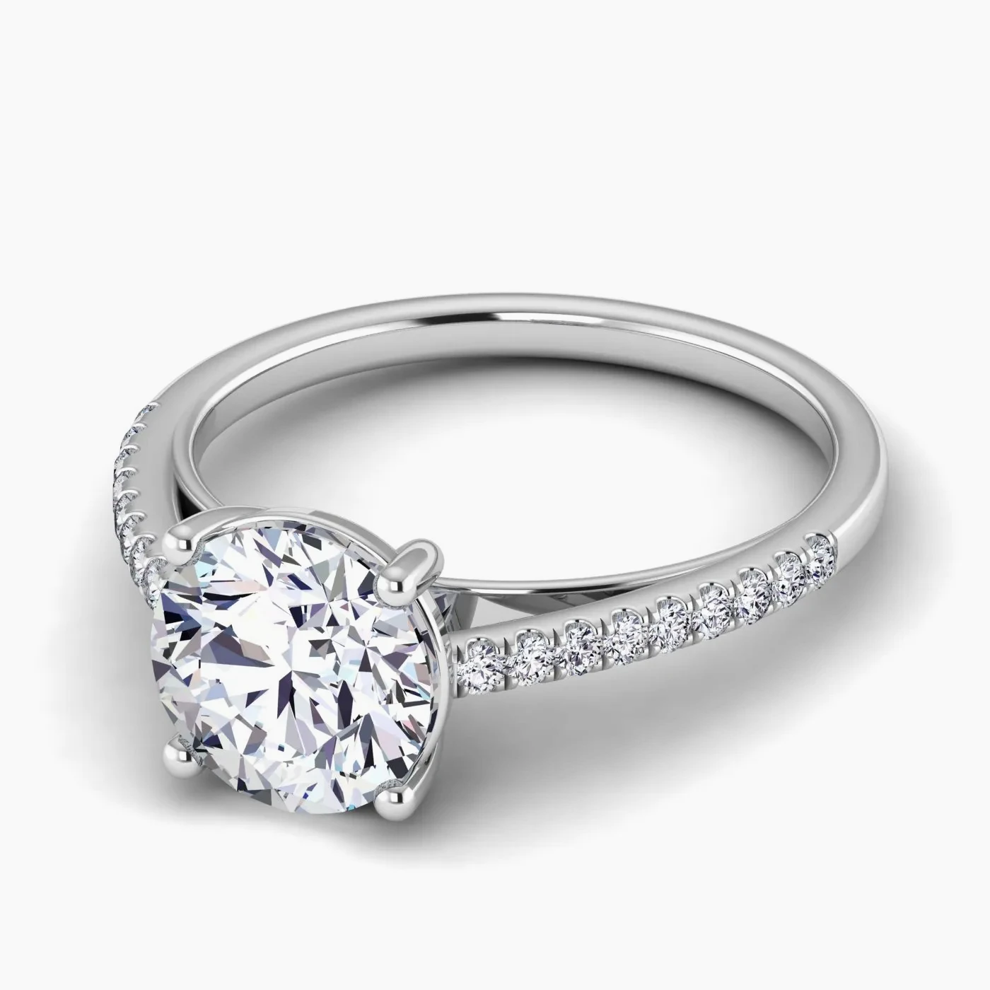 Pegasus Halo With 2.13 ct Round Certified Lab Grown Diamond 2