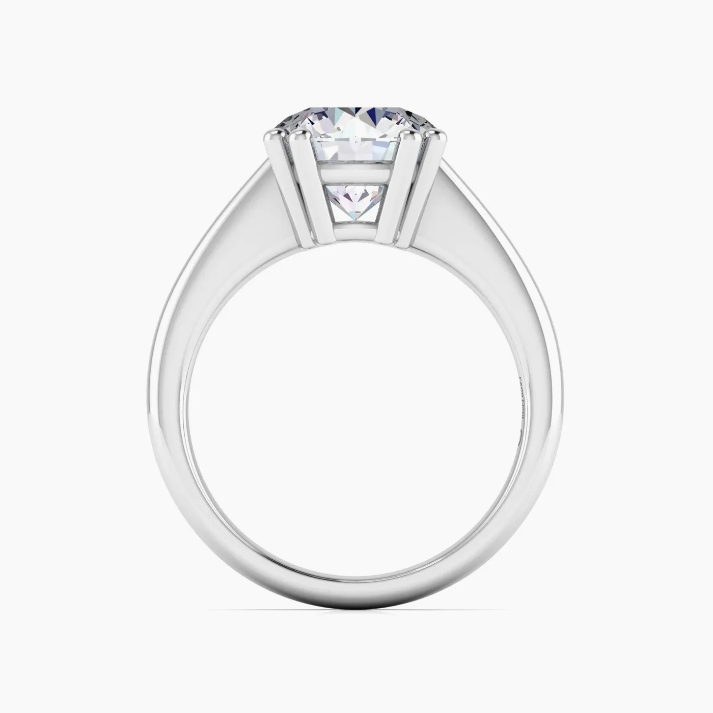 Anello di Fidanzamento Solitario Nunki con Diamante Lab Grown Rotondo da 3,01 Ct 5
