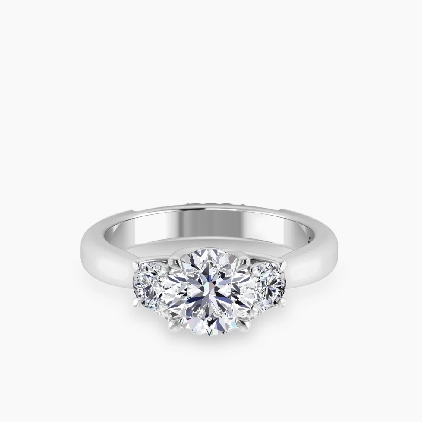 Harmonia Trilogy with 1.52 Ct Round Certified Lab Grown Diamond 4