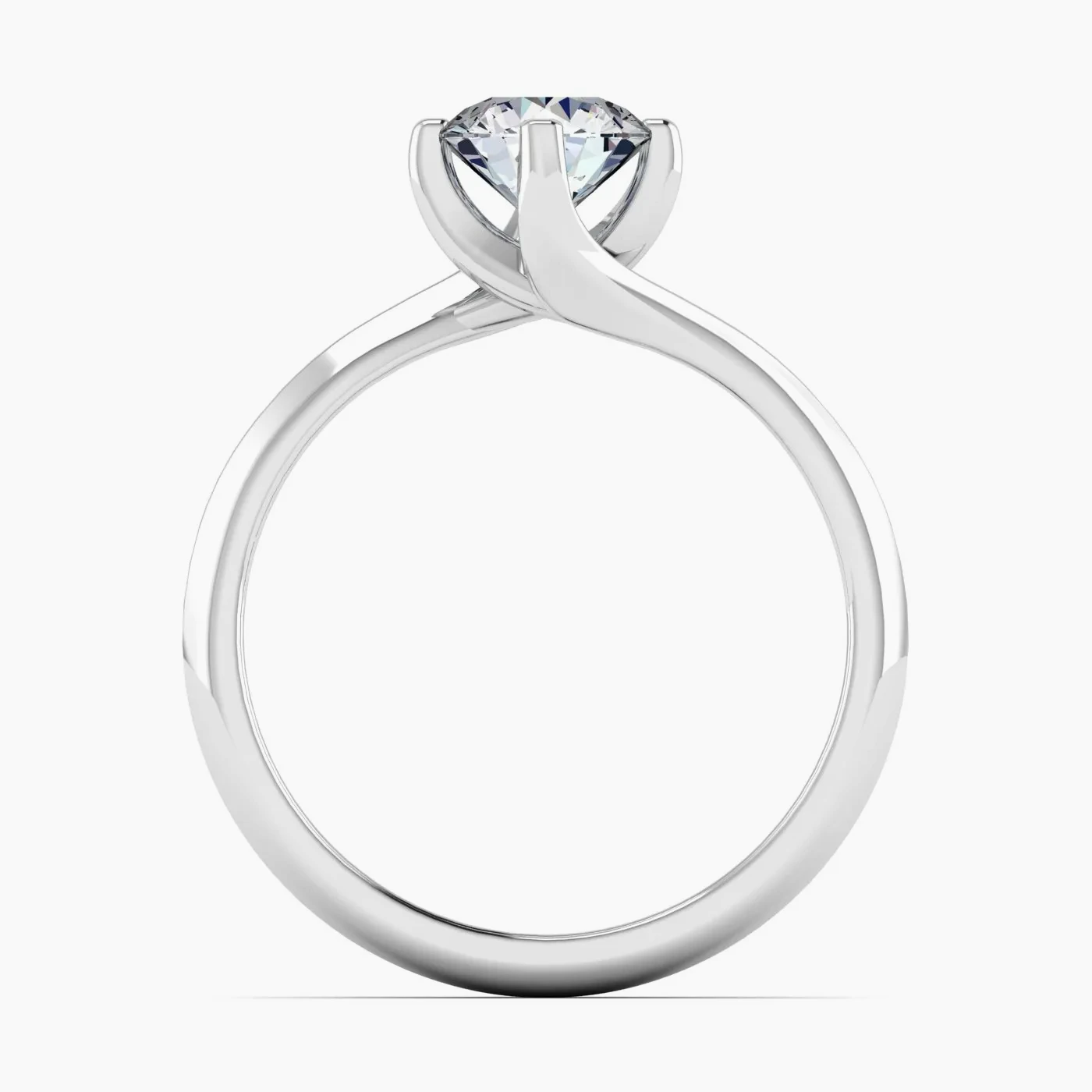 Anello di Fidanzamento Solitario Sole con Diamante Lab Grown Rotondo da 0.73 ct 6