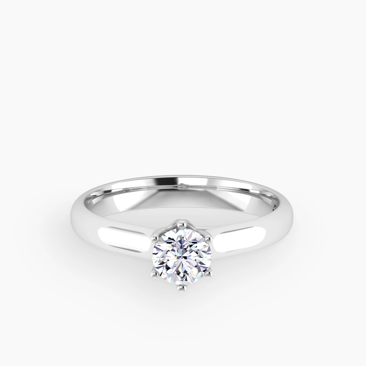 Aldebaran Solitaire Engagement Ring with 0.54 Round Lab Grown Diamonds 6