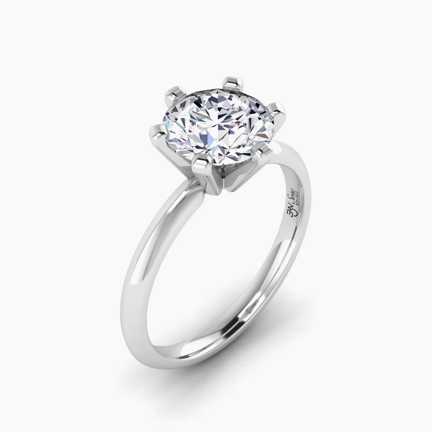 Sirius Solitaire with 2.04 ct Round Certified Lab Grown Diamond 3