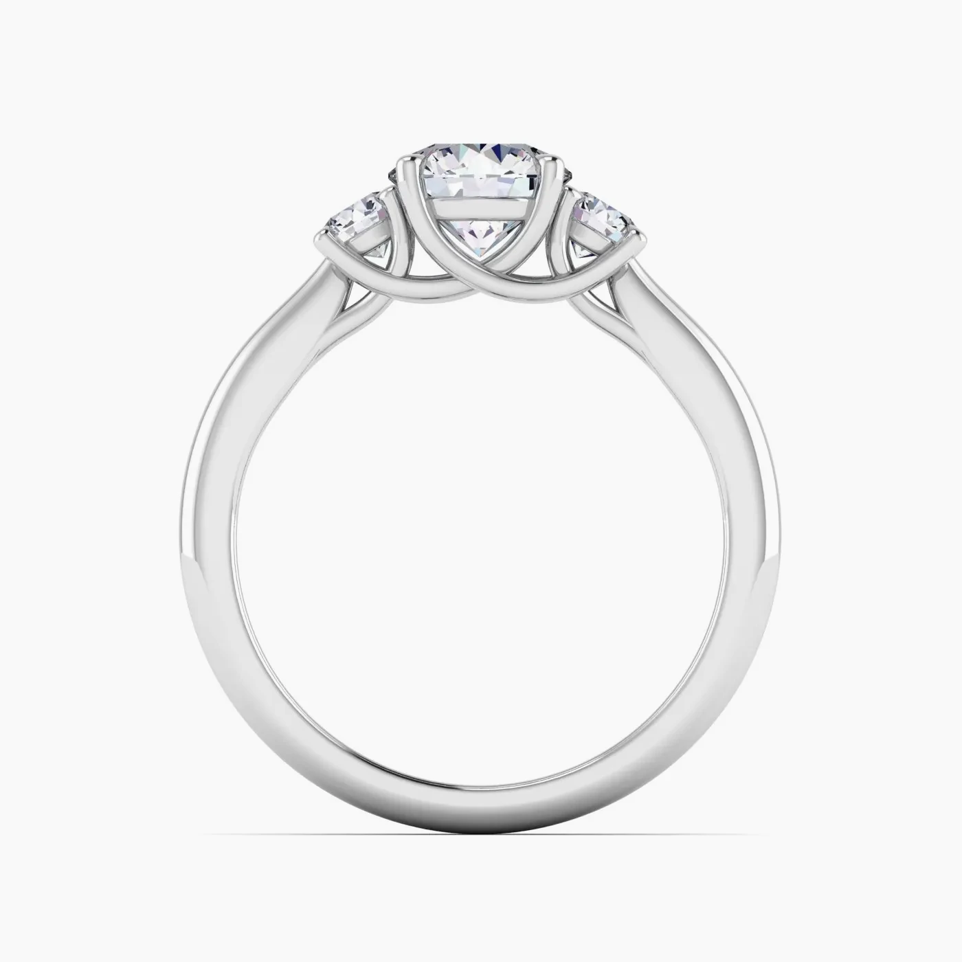 Anello di Fidanzamento Trilogy Harmonia con Diamanti Lab Grown Rotondo da 1.07 ct 6