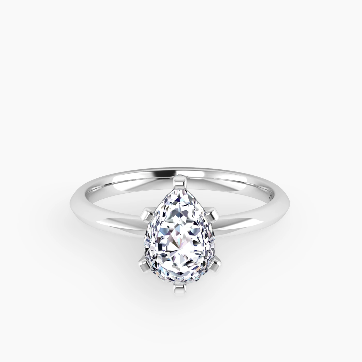 Anello di Fidanzamento Solitario Sirius con Diamante Lab Grown Goccia da 1.45 ct 4
