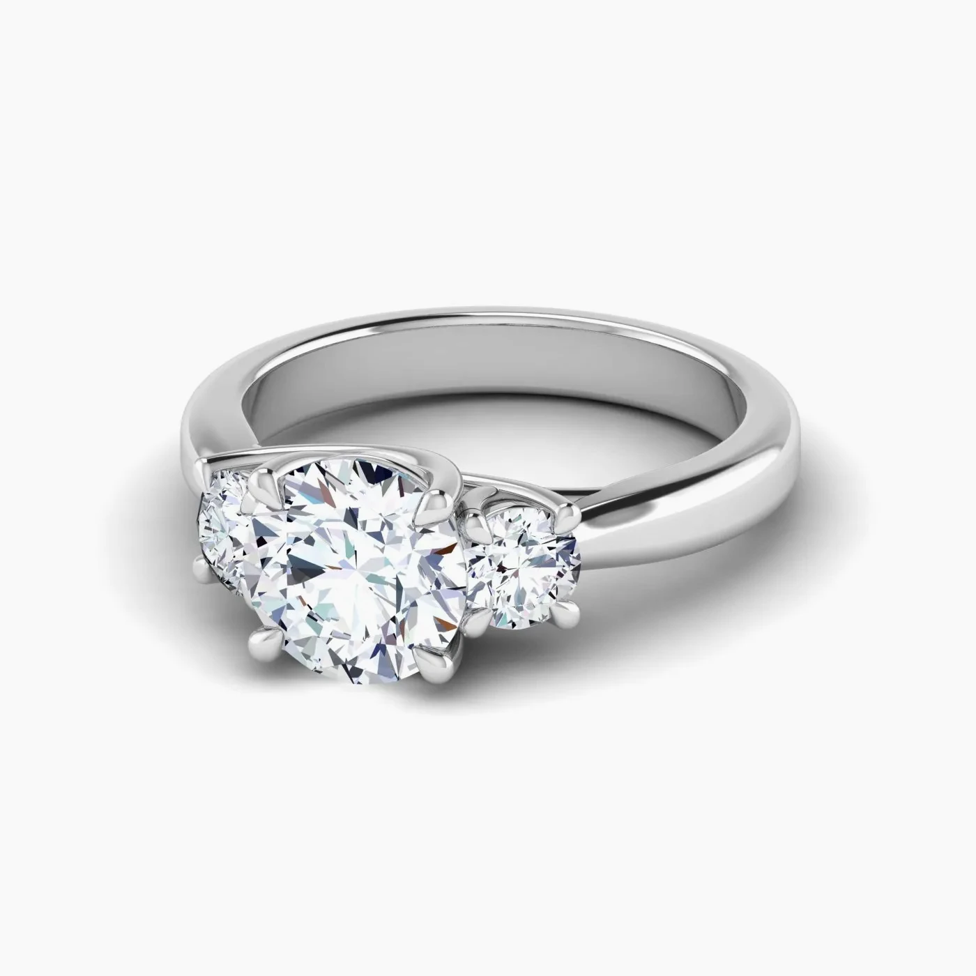 Harmonia Trilogy with 2.05 Ct Round Certified Lab Grown Diamond 2