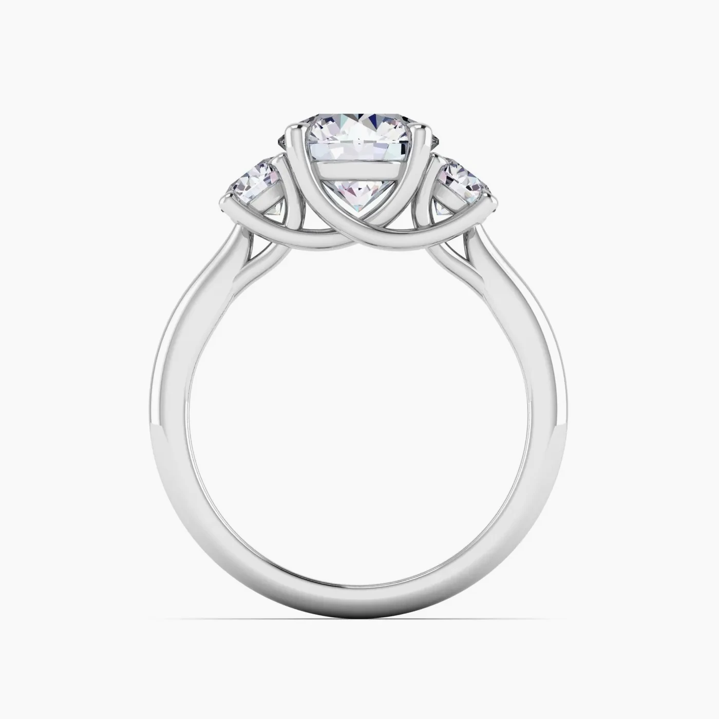 Harmonia Trilogy with 2.05 Ct Round Certified Lab Grown Diamond 5
