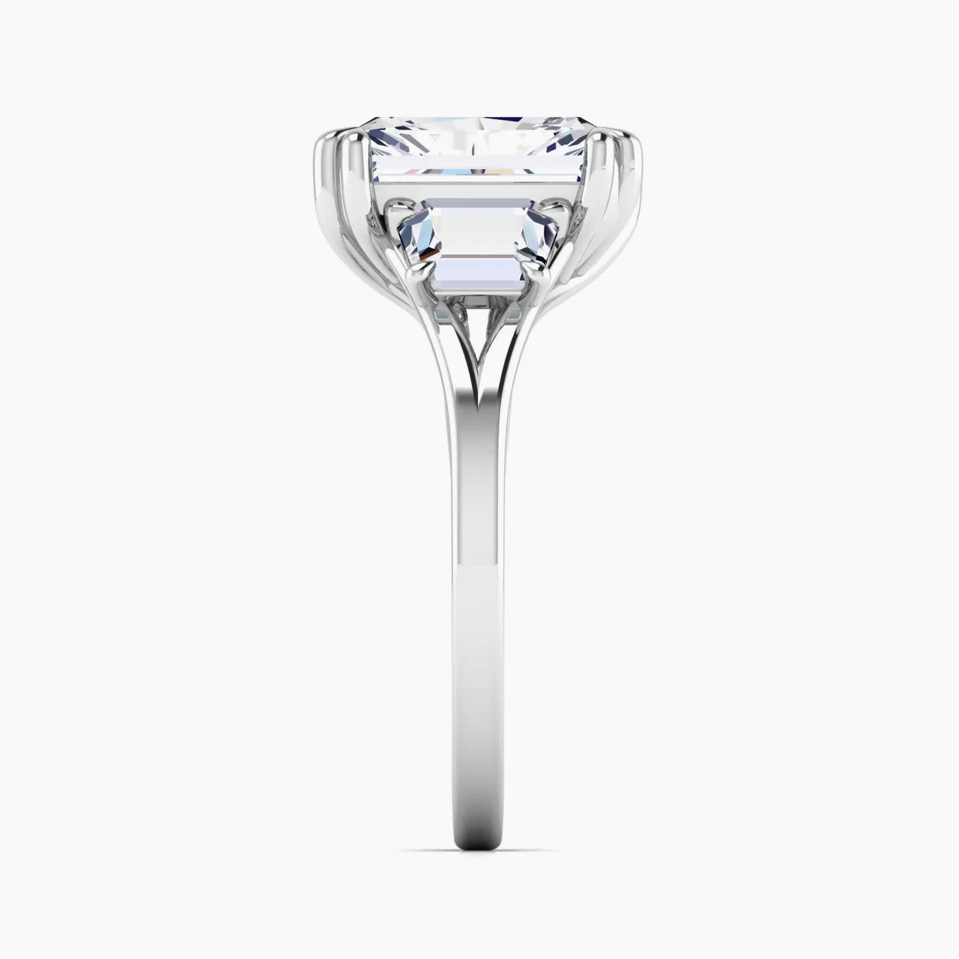 Anello di Fidanzamento Trilogy Avior con Diamanti Lab Grown Radiant da 2.85 ct 6