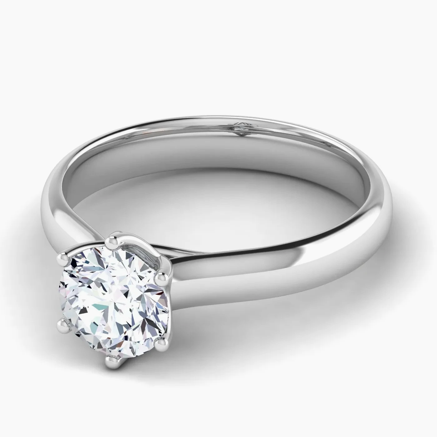 Aldebaran Solitaire Engagement Ring with 1.08 Round Lab Grown Diamonds 2