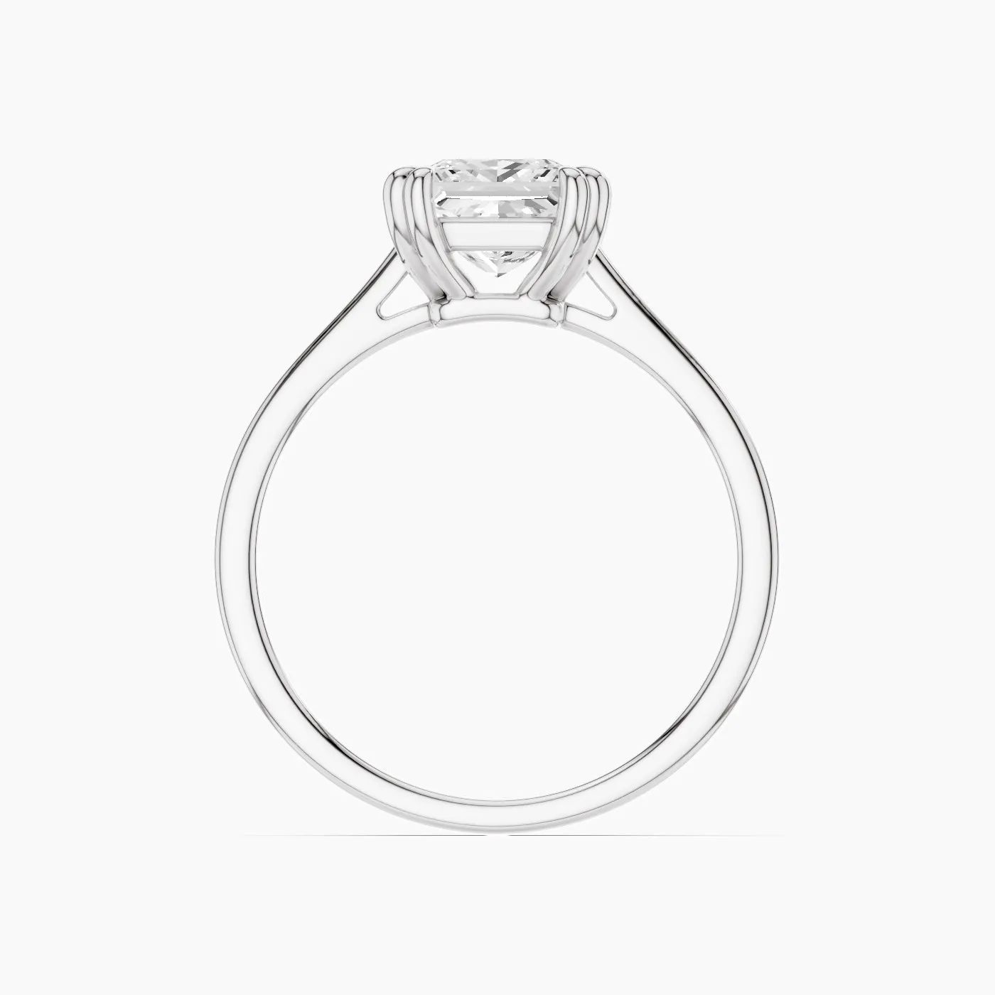Merga Solitaire Engagement Ring with a 1.43 ct Princess Lab Grown Diamond 5