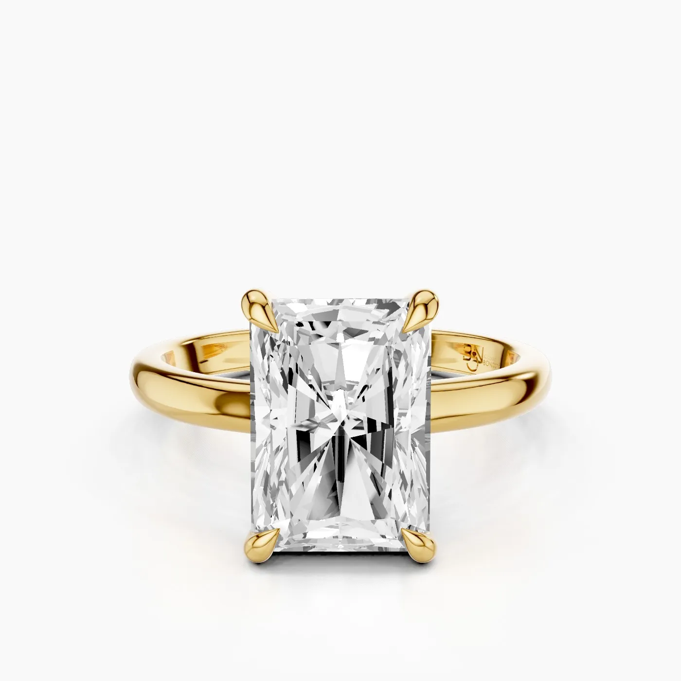 Calypso Hidden Halo Engagement Ring with a 3.05 ct Round Lab Grown Diamond 1