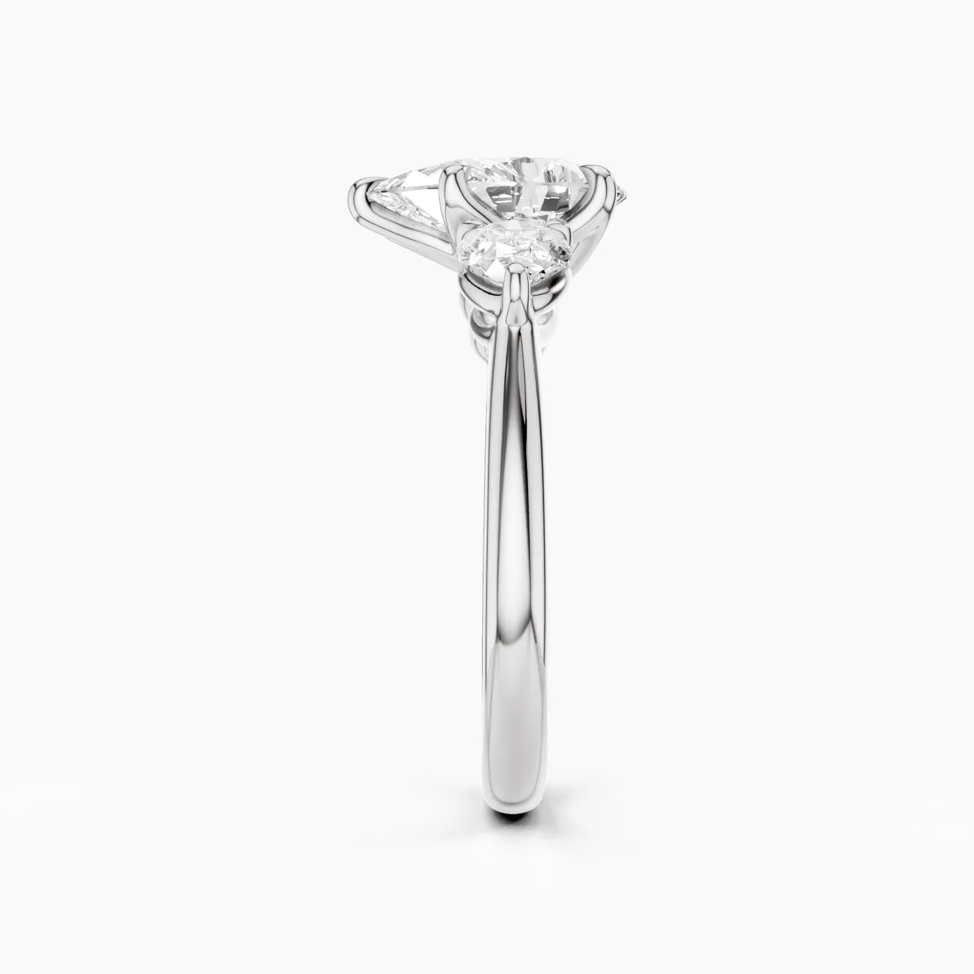Alcyone Anello di fidanzamento Trilogy con diamanti lab grown da 1.37ct 6