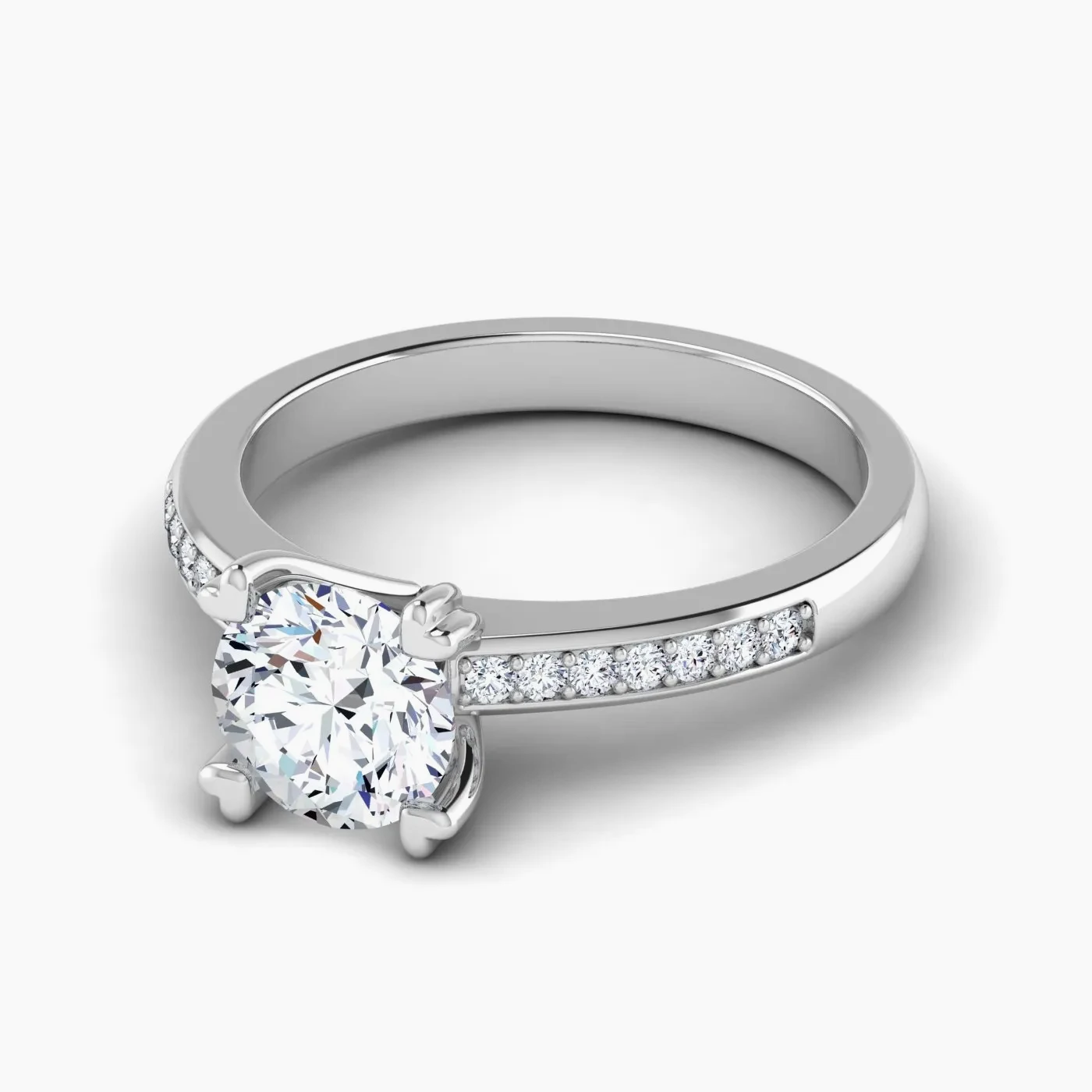 Apus Anello di Fidanzamento Pavé Emozione con Diamanti Lab Grown 2