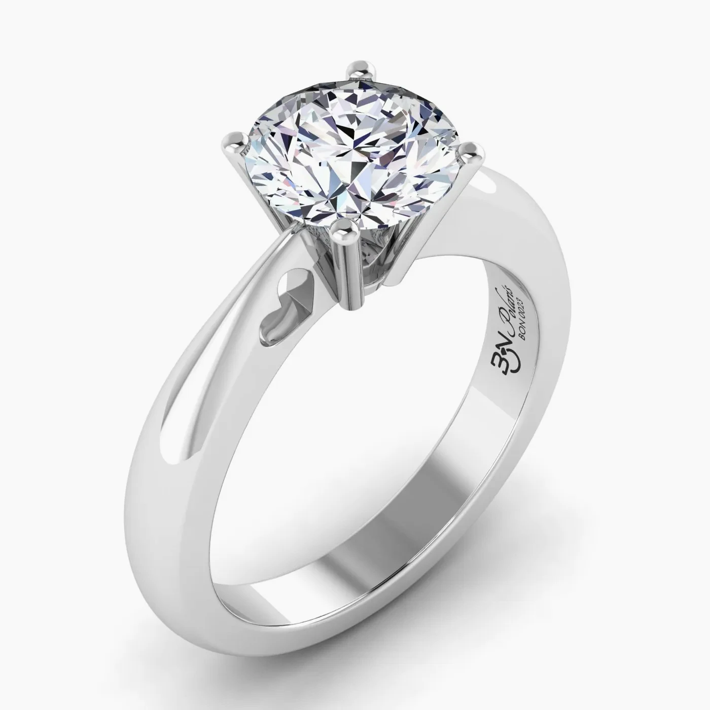 Polaris Beloved Solitaire Diamond Engagement Ring 3
