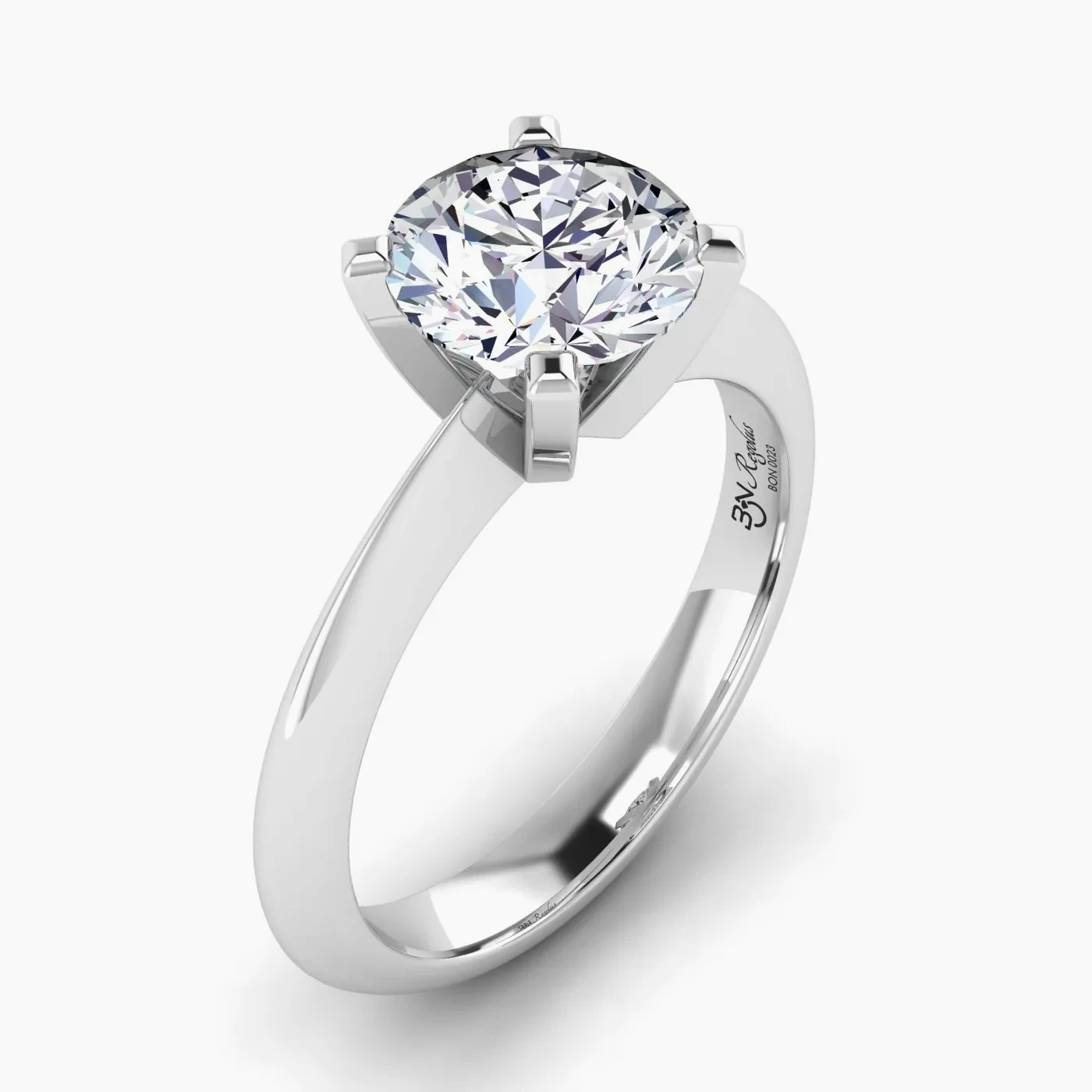 Regolus Anello di Fidanzamento Classico con Diamante 3
