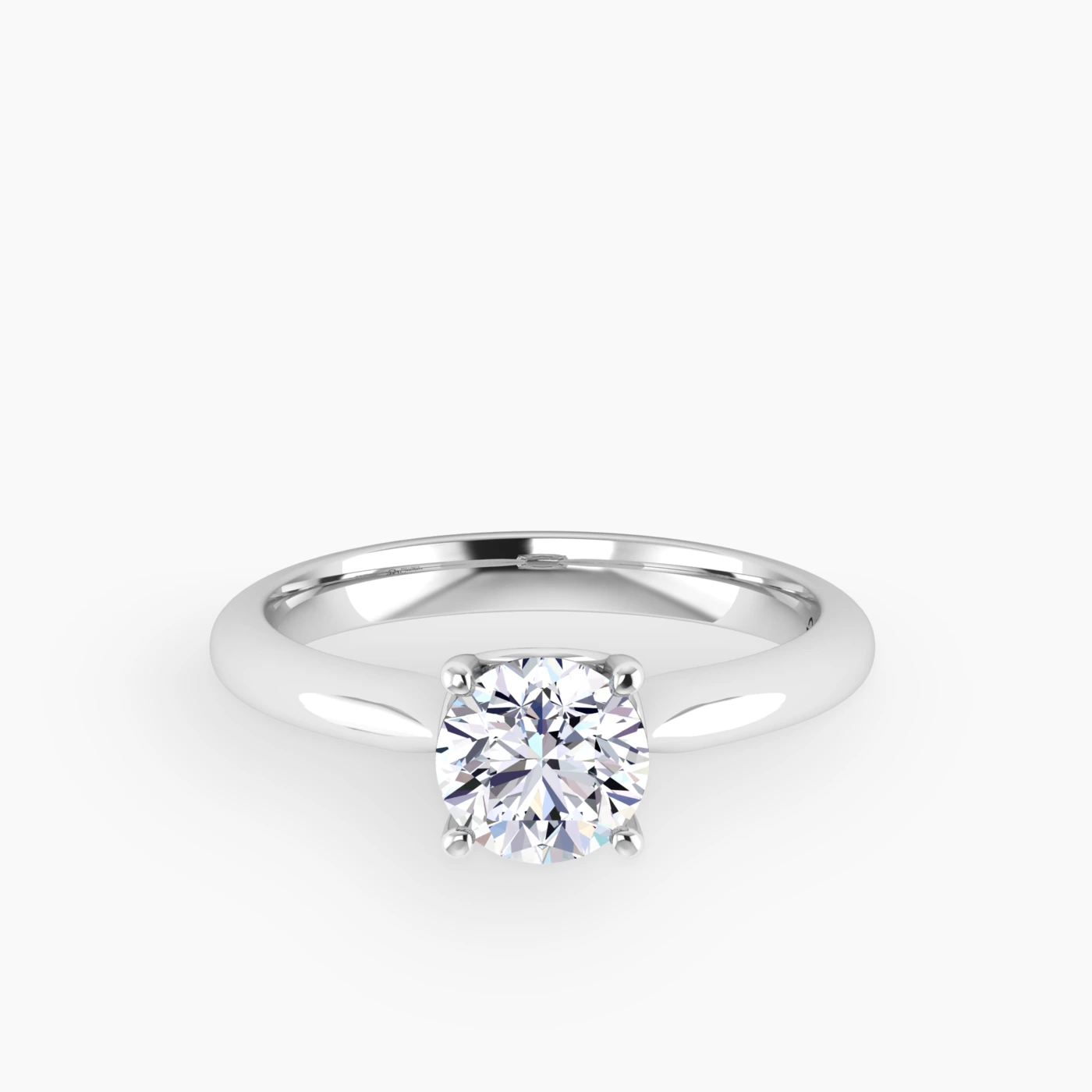 Canopus Harmonious Solitaire Round Brilliant Diamond Engagement Ring 5