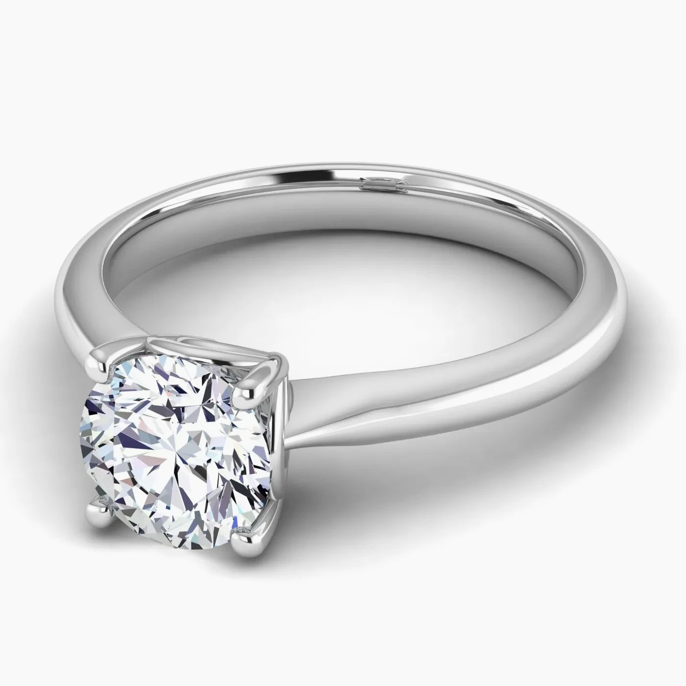 Canopus Harmonious Solitaire Round Brilliant Diamond Engagement Ring 2