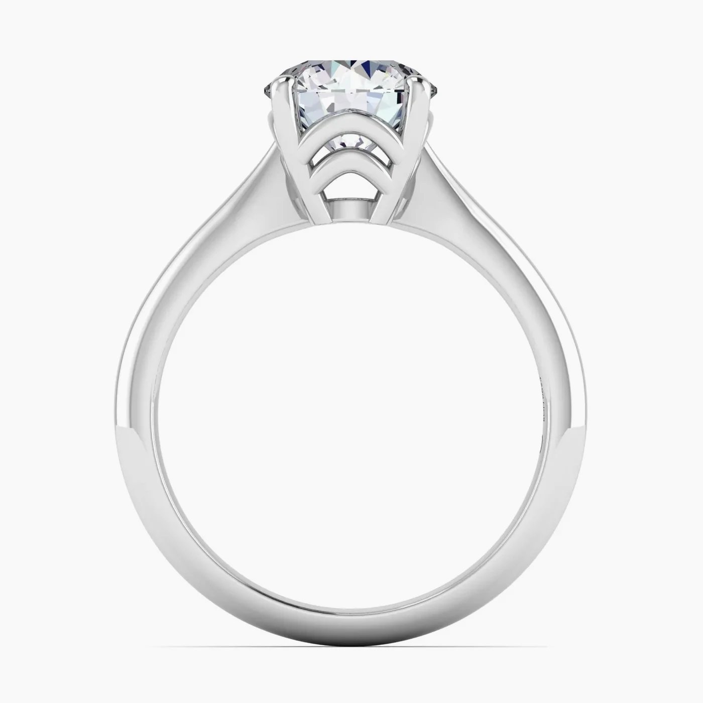 Canopus Harmonious Solitaire Round Brilliant Diamond Engagement Ring 6