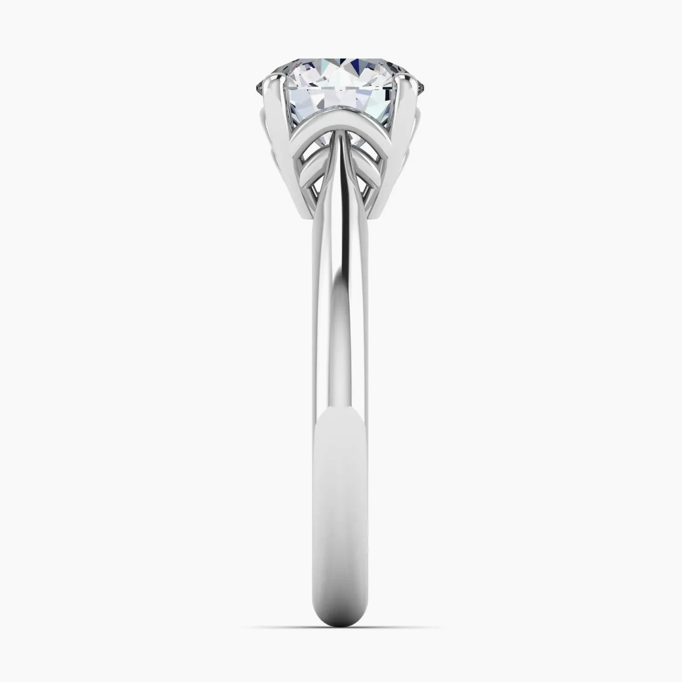 Canopus Harmonious Solitaire Round Brilliant Diamond Engagement Ring 7