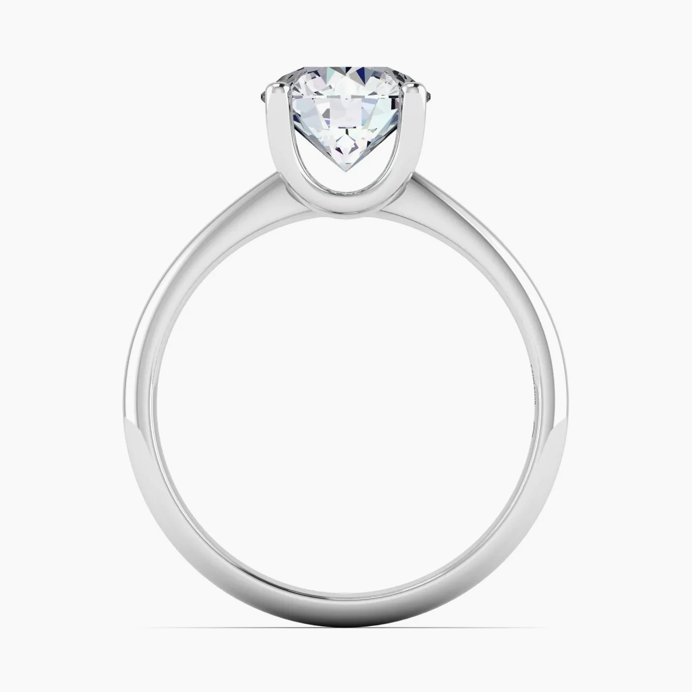 Nemesis Iconic U Solitaire Diamond Engagement Ring 7