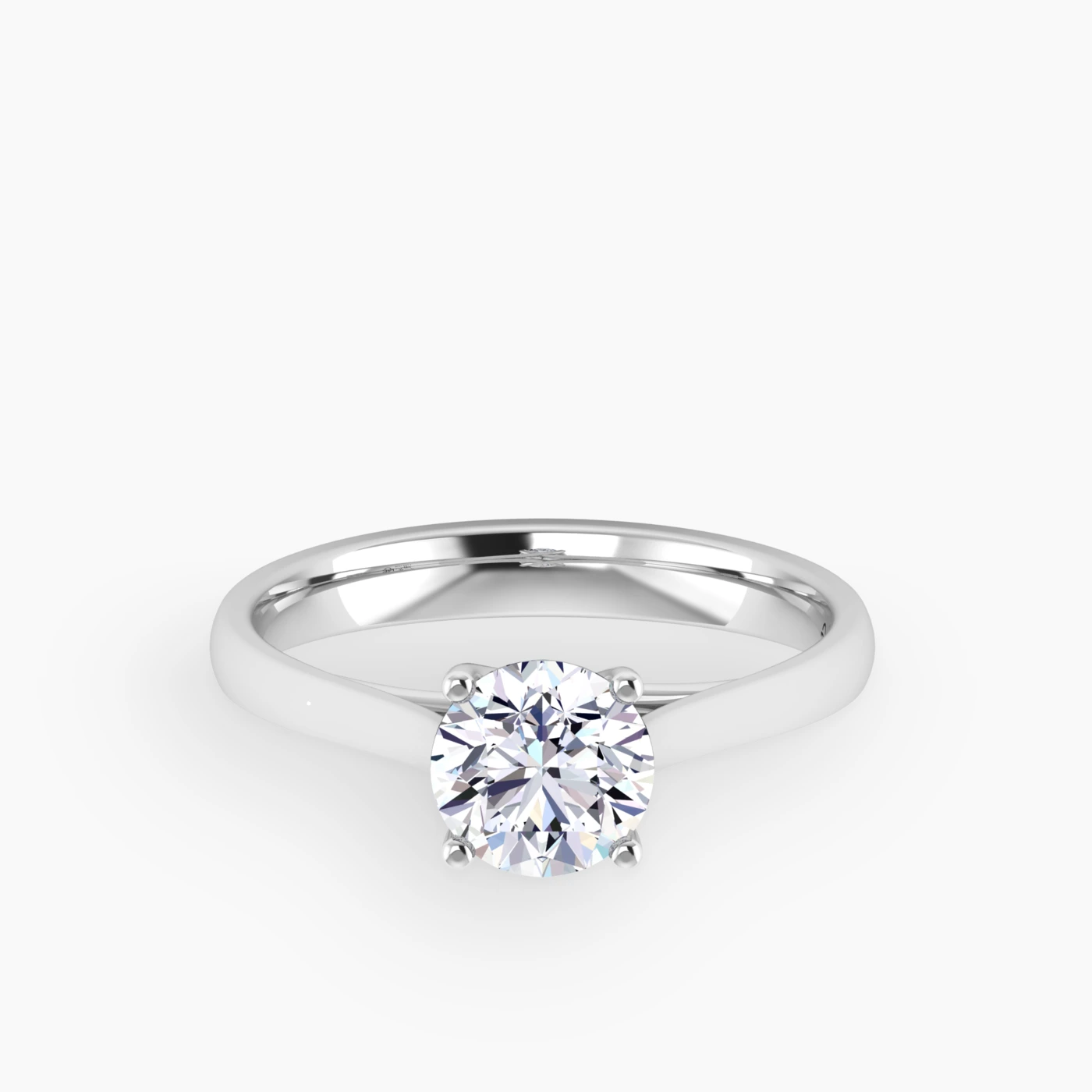Rigel Anello di Fidanzamento Cattedrale Raffinato con Diamante 4