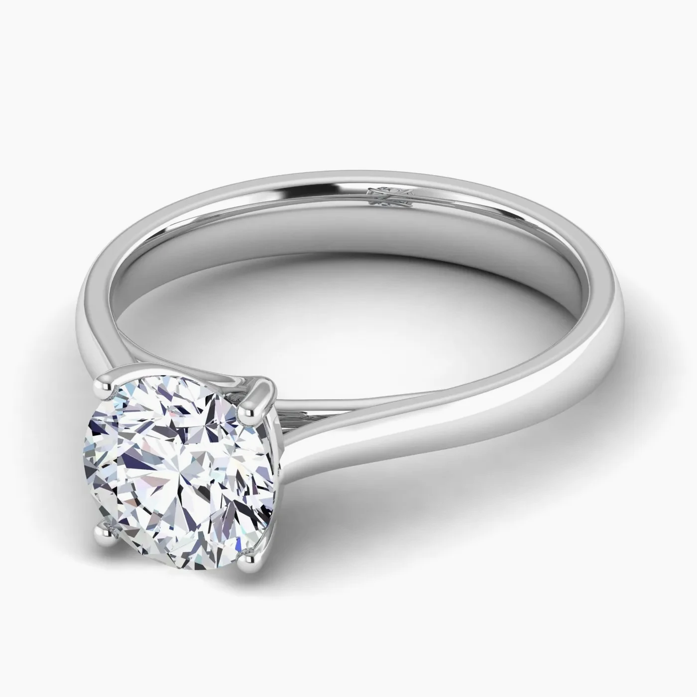 Rigel Anello di Fidanzamento Cattedrale Raffinato con Diamante 2