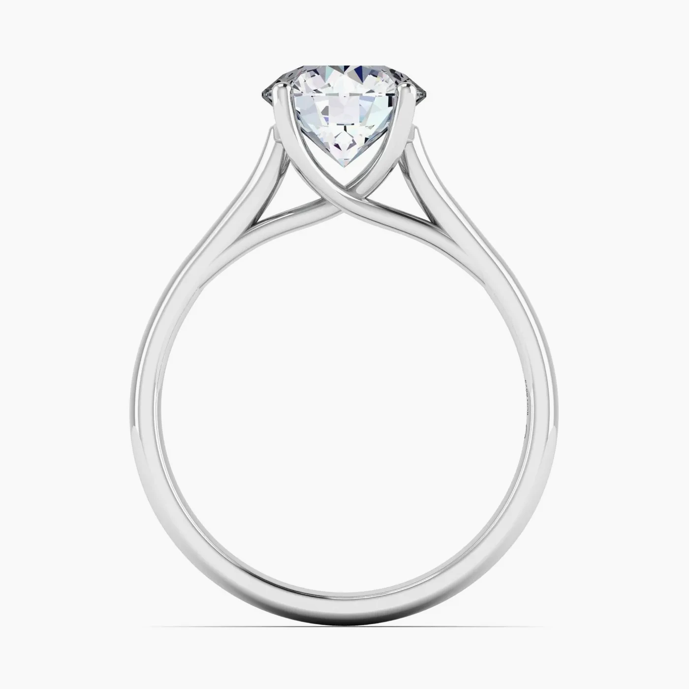Rigel Anello di Fidanzamento Cattedrale Raffinato con Diamante 5