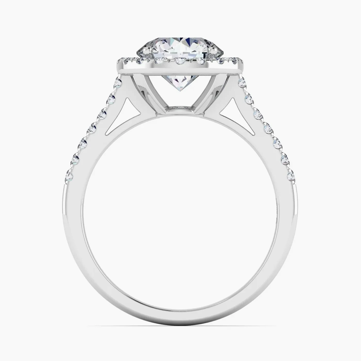 Hoag's Anello di Fidanzamento Halo Scintillante con Diamanti Lab Grown 5