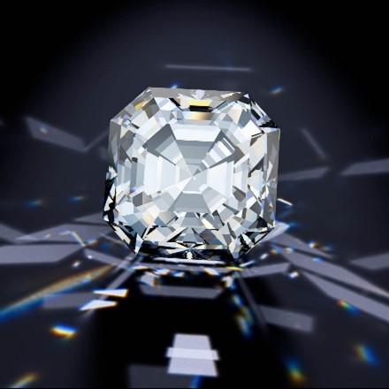 Anelli di Fidanzamento con Diamante Taglio Asscher