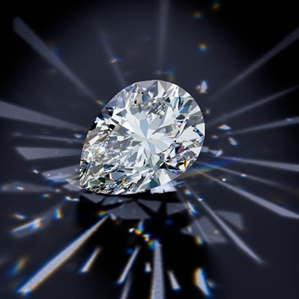 Anelli di Fidanzamento con Diamante Taglio Goccia